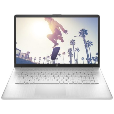 Ноутбук HP 17-cp2017ua 17.3" FHD IPS AG, AMD R5-7520U, 16GB, F1024GB, UMA, DOS, сріблястий