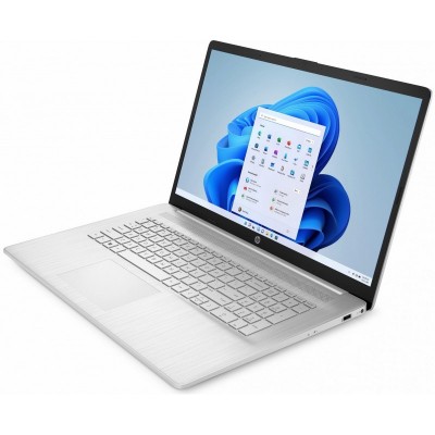 Ноутбук HP 17-cp2017ua 17.3" FHD IPS AG, AMD R5-7520U, 16GB, F1024GB, UMA, DOS, сріблястий
