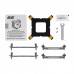 Процесорний кулер 2E GAMING Air Cool ACN120W-ARGB, LGA1851, 1700, 1200, 115x, 1366, AM5, AM4, AM3, AM3+, AM2 ,AM2+, FM2, FM1 4pin PWM, 3pin +5VARGB, TDP 180W