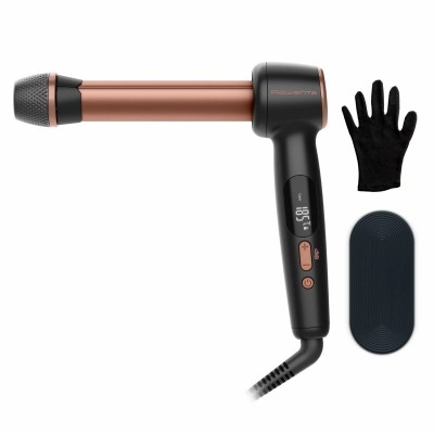 Стайлер Rowenta Twist Curl, автоматичний, темп.режимів-4, 150C–210С, кераміка, рукавича та термопідкладка, чорно-золотий