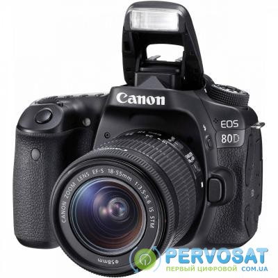 Цифровой фотоаппарат Canon EOS 80D + 18-55 IS STM (1263C038)