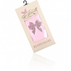 Колготки BNM з бантиком зі страз (M0C0302-0989-98G-pink) Колготки BNM з бантиком зі страз (M0C0302-0989-98G-pink)