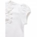 Футболка дитяча Breeze з мереживними рюшами (6640-92G-cream)
