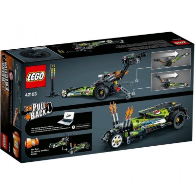 Конструктор LEGO Technic Драгстер 225 деталей (42103)