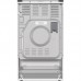 Плита Gorenje комбінована, 70л, 50x60см, дисплей, IconLed, емальовані, білий