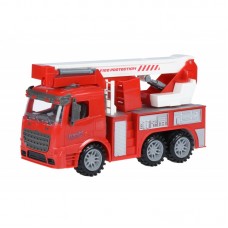 Машинка енерційна Same Toy Truck Пожежна машина з підйомним краном 98-617Ut Машинка енерційна Same Toy Truck Пожежна машина з підйомним краном 98-617Ut