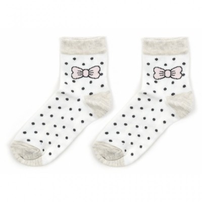 Шкарпетки UCS Socks в горошок (M0C0101-2119-3G-cream)