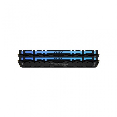 Модуль пам'яті для комп'ютера DDR4 16GB (2x8GB) 4266 MHz Renegade RGB Black Kingston Fury (ex.HyperX) (KF442C19RBAK2/16)