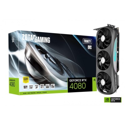 Відеокарта ZOTAC GeForce RTX 4080 16GB GDDR6 Trinity OC