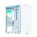 Корпус Zalman T4 Plus без БЖ, 2xUSB3.0, 1xUSB2.0, 1x120мм ARGB, VGA 3200мм, TG Side Panel, mATX, білий