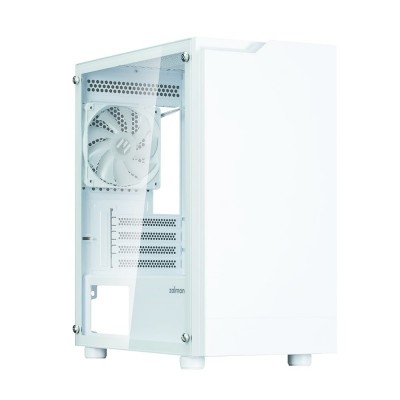 Корпус Zalman T4 Plus без БЖ, 2xUSB3.0, 1xUSB2.0, 1x120мм ARGB, VGA 3200мм, TG Side Panel, mATX, білий