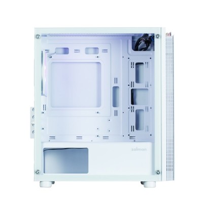 Корпус Zalman T4 Plus без БЖ, 2xUSB3.0, 1xUSB2.0, 1x120мм ARGB, VGA 3200мм, TG Side Panel, mATX, білий