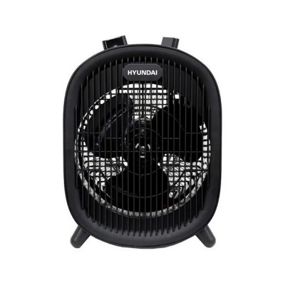 Тепловентилятор HYUNDAI HFH2000FX, 20м2, 2000Вт, мех. упр-ння, спіральний нагрів. елемент, чорний