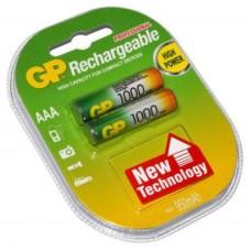 Акумулятор AAA R3 1000mAh 2шт. GP (GP100AAAHC-2PL2 / 4891199079061) Акумулятор AAA R3 1000mAh 2шт. GP (GP100AAAHC-2PL2 / 4891199079061)