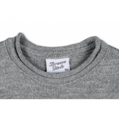Кофта Breeze джемпер сірий меланж із зірочками (T-104-98G-gray)