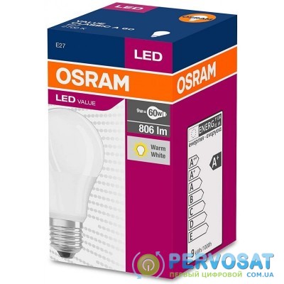 Лампа світлодіодна OSRAM LED A60 8,5W 806Lm 2700К E27