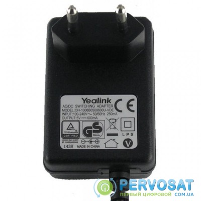 Блок питания для IP-телефона Yealink PSU 5V 0.6A