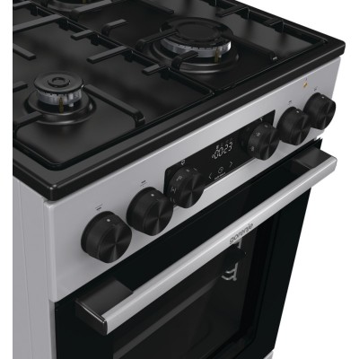 Плита Gorenje комбінована, 70л, 50x60см, дисплей, IconLed, емальовані, нерж