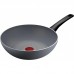 Сковорода ВОК Tefal Halo, 28см, алюміній, бакеліт, сірий