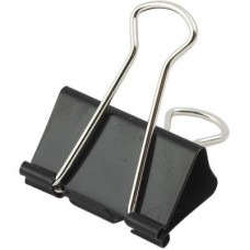 Біндер металевий BUROMAX 41мм, 12шт, black (BM.5302) Біндер металевий BUROMAX 41мм, 12шт, black (BM.5302)