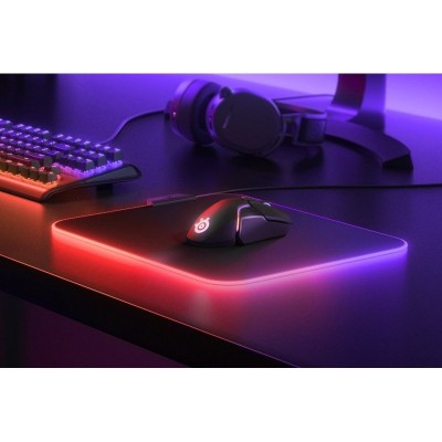 Килимок для миші SteelSeries QcK Prism Cloth Medium RGB Black (900x300x4мм)