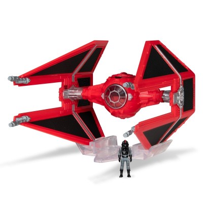 Ігрова колекційна фігурка Star Wars Small Vehicle Транспорт та фігурка Royal Guard TIE Interceptor (Rare) 7.5см