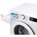 Пральна машина LG фронтальна, 10кг, 1400, A, 57см, дисплей, пара, інвертор, білий