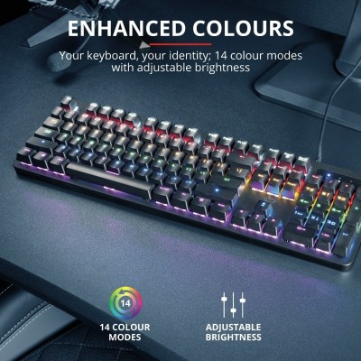 Клавіатура Trust GXT 863 Mazz Mechanical Keyboard