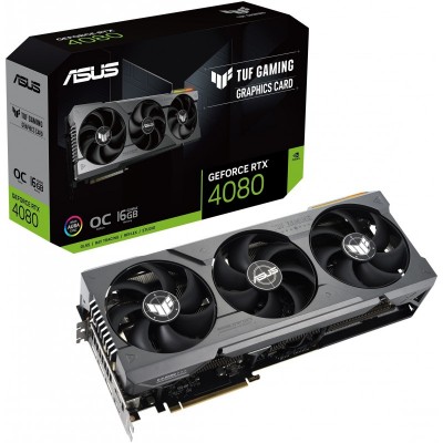 Відеокарта ASUS GeForce RTX 4080 16GB GDDR6X TUF GAMING OC TUF-RTX4080-O16G-GAMING