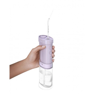 Іригатор Philips портативний Sonicare Compact Flosser 1000, чаша 200 мл, складний, фіолетовий
