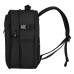 Рюкзак дорожній 2Е Trek, Cabin size, поліестр, EXP, 17/23л, з відсіком для ноутбука 16", чорний