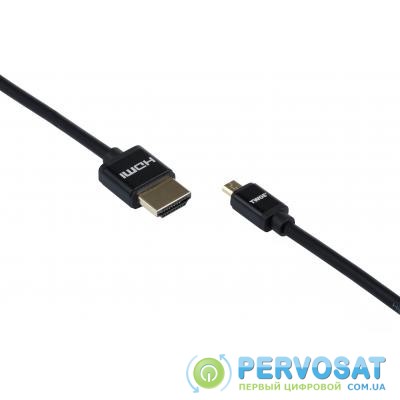 Кабель мультимедийный HDMI to mini HDMI 2.0m 2E (2EW-1120-2m)
