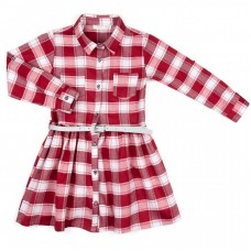 Плаття Breeze у клітинку (G-303-128G-red) Плаття Breeze у клітинку (G-303-128G-red)