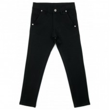 Штани дитячі A-Yugi з габардину (428-128G-black) Штани дитячі A-Yugi з габардину (428-128G-black)