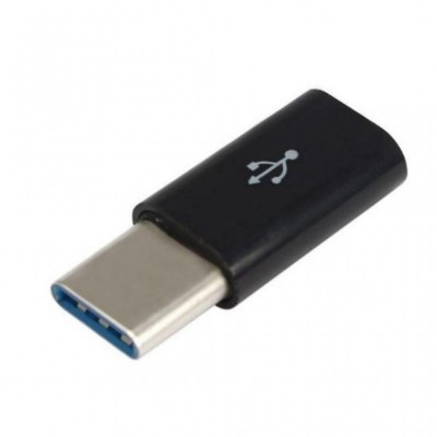 Переходник Type-C to Micro USB Lapara (LA-Type-C-MicroUSB-adaptor black)