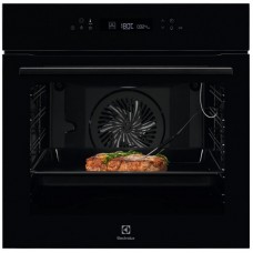 Духова шафа Electrolux електрична, 71л, A+, дисплей, конвекція, піроліз, телескопічні напрямні, чорний Духова шафа Electrolux електрична, 71л, A+, дисплей, конвекція, піроліз, телескопічні напрямні, чорний