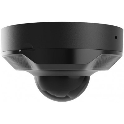 IP-Камера дротова Ajax DomeCam Mini, 8мп, 4мм, Poe, True WDR, IP 65, ІЧ 30м, аудіо, кут огляду 75°до 85°, міні купольна, чорна