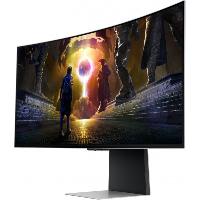 Монітор Samsung 34&quot; Odyssey OLED G8 HDMI, DP, USB, Bluetooth, MM, OLED, 3440x1440, 0.3ms, HAS, FreeSync Premium Pro, CURVED