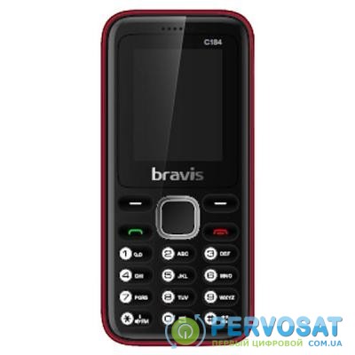 Мобильный телефон Bravis C184 Pixel Red