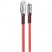 Дата кабель USB 2.0 AM to Lightning 1.0m zinc alloy red ColorWay (CW-CBUL010-RD)