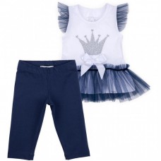 Набір дитячого одягу Breeze з коронкою (10869-86G-blue) Набір дитячого одягу Breeze з коронкою (10869-86G-blue)