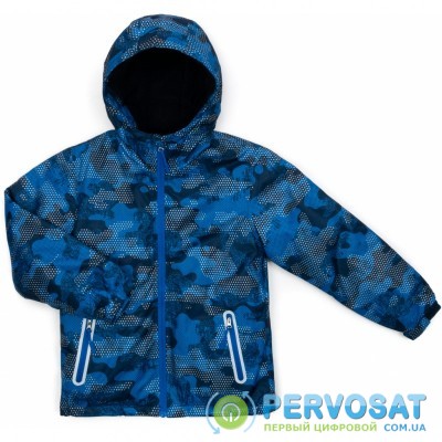 Куртка TOP&SKY на флисе утепленная (4016-116B-blue)