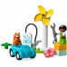 Конструктор LEGO DUPLO Town Вітрова турбіна та електромобіль