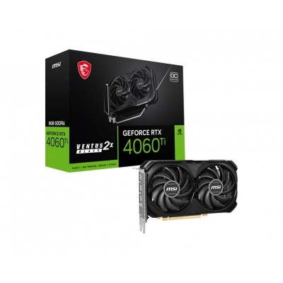 Відеокарта MSI GeForce RTX 4060 Ti 8GB GDDR6 VENTUS 2X BLACK OC