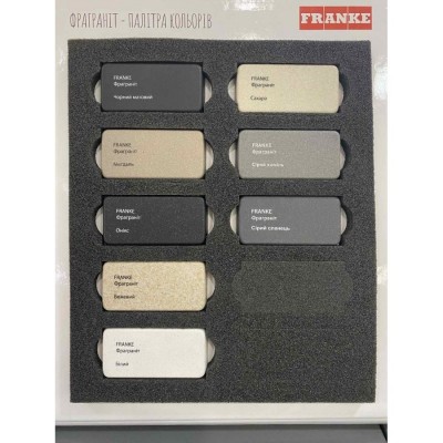 Мийка кухонна Franke Maris, фраграніт, прямокутник, без крила, 410х510х200мм, чаша - 1, врізна, MRG 610-37 TL, чорний матовий