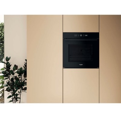Духова шафа Whirlpool електрична, 73л, A+, дисплей, конвекція, піроліз, телескопічні напрямні, чорний