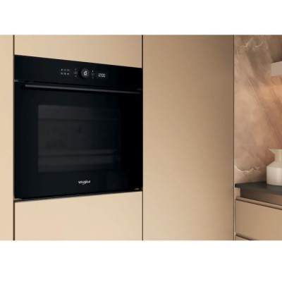 Духова шафа Whirlpool електрична, 73л, A+, дисплей, конвекція, піроліз, телескопічні напрямні, чорний