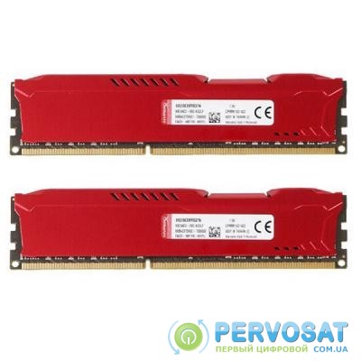 Модуль памяти для компьютера DDR3 8Gb (2x4GB) 1866 MHz HyperX Fury Red HyperX (Kingston Fury) (HX318C10FRK2/8)