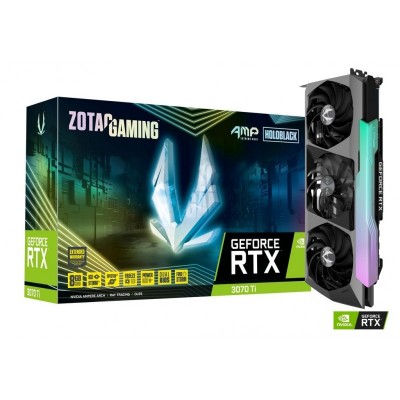 Відеокарта ZOTAC GeForce RTX3070 Ti 8GB GDDR6X AMP GAMING Extreme Holo