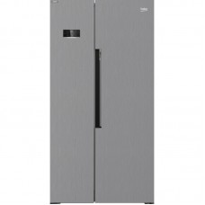 Холодильник Beko SBS, 179x91x71, xолод.відд.-368л, мороз.відд.-190л, 2дв., A+, NF, дисплей, нерж